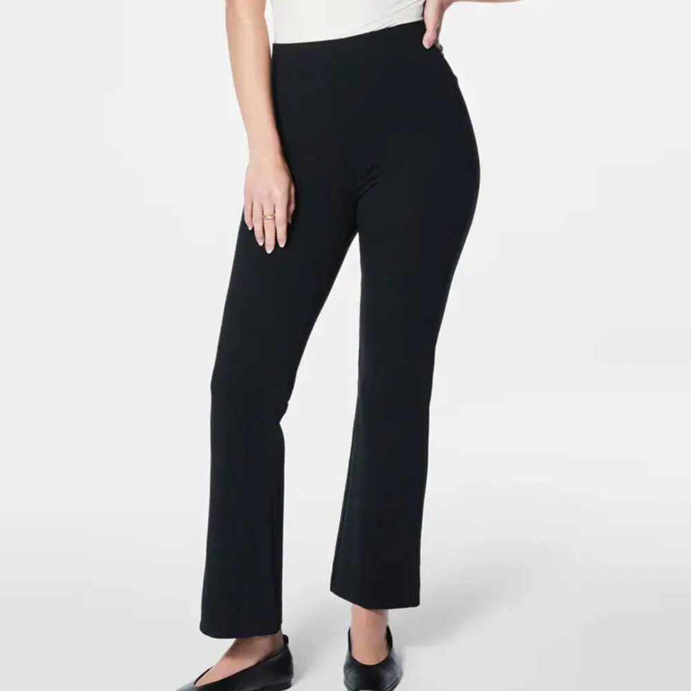 SPANX Perfect Kick Flare Black Pant